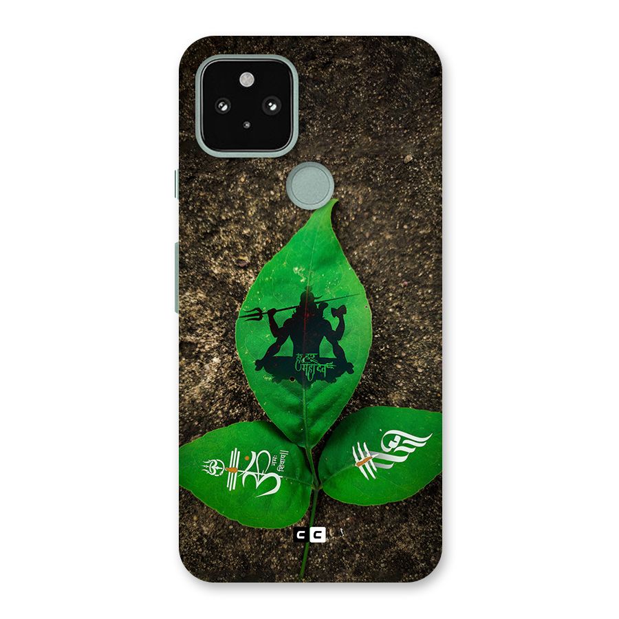 Green Leaf Shiva Back Case for Google Pixel 5
