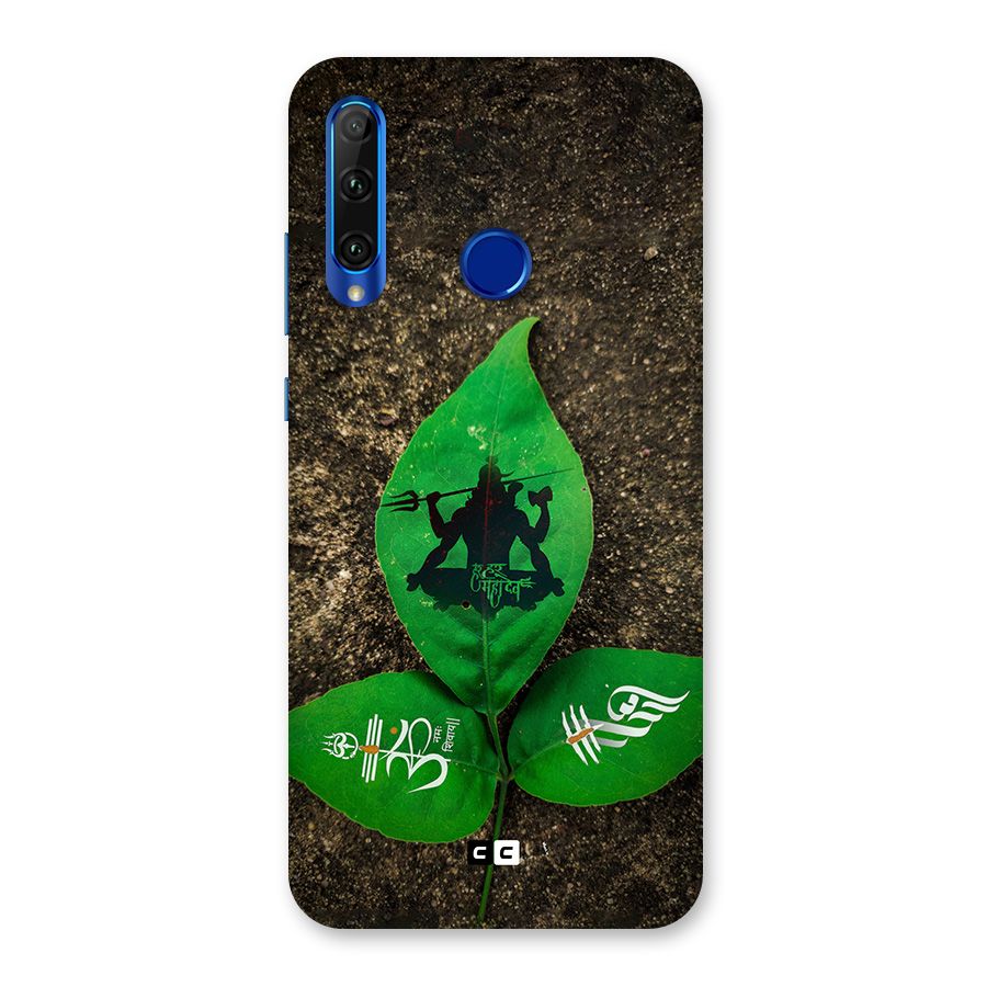 Green Leaf Shiva Back Case for Honor 20i