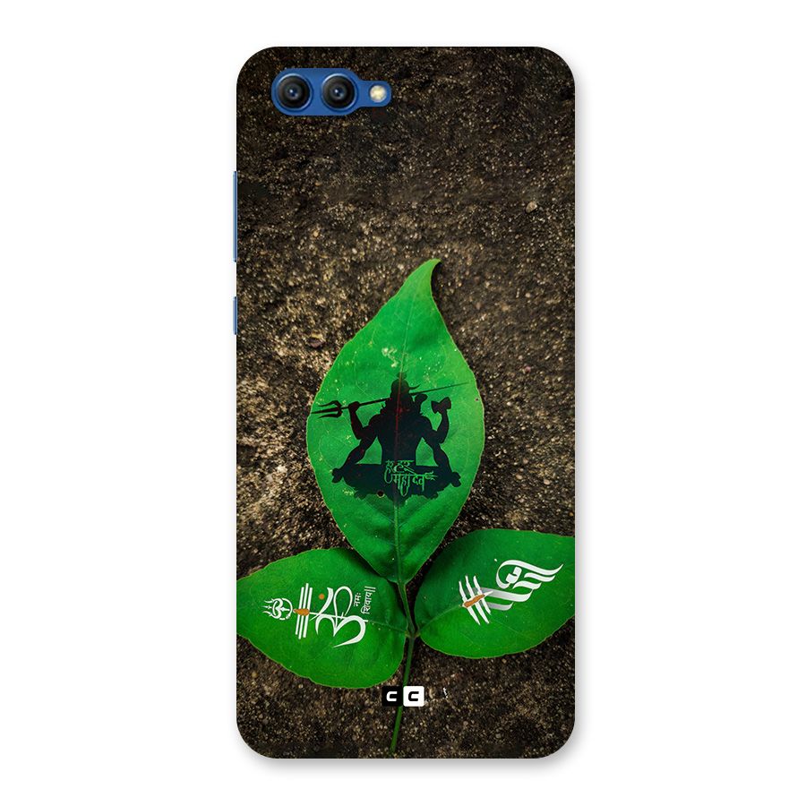 Green Leaf Shiva Back Case for Honor View 10
