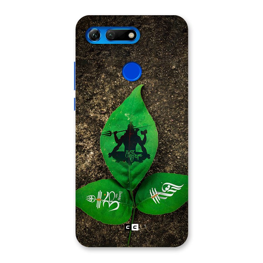Green Leaf Shiva Back Case for Honor View 20