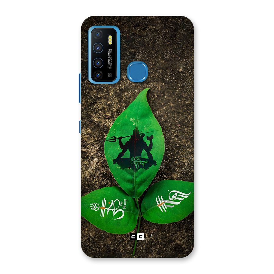 Green Leaf Shiva Back Case for Infinix Hot 9