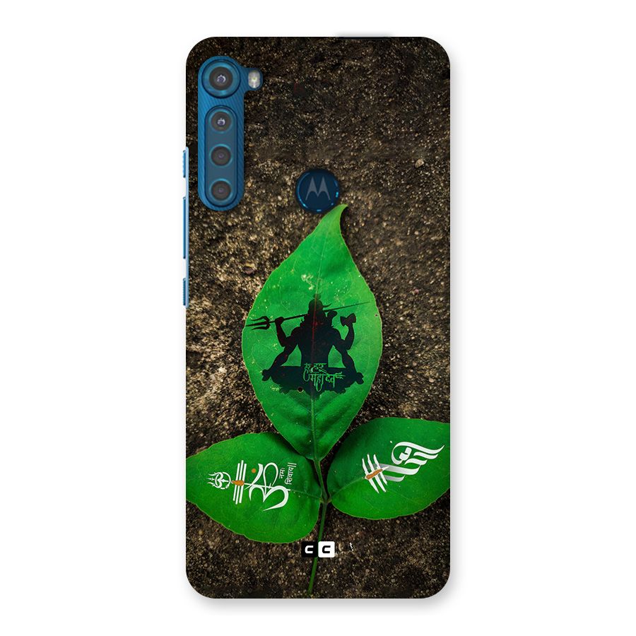 Green Leaf Shiva Back Case for Motorola One Fusion Plus