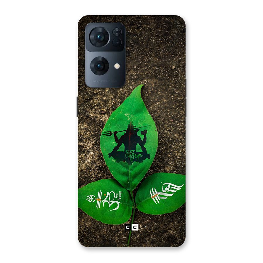Green Leaf Shiva Back Case for Oppo Reno7 Pro 5G