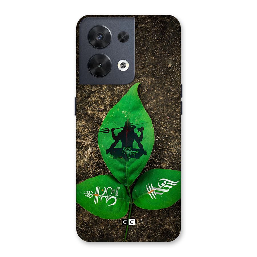 Green Leaf Shiva Back Case for Oppo Reno8 5G