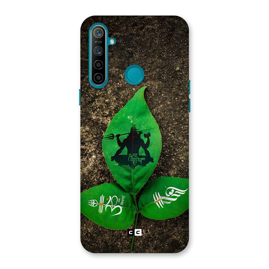 Green Leaf Shiva Back Case for Realme 5i