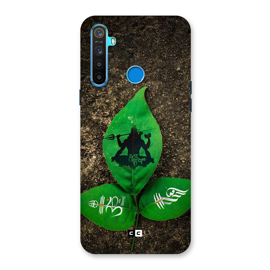 Green Leaf Shiva Back Case for Realme 5s