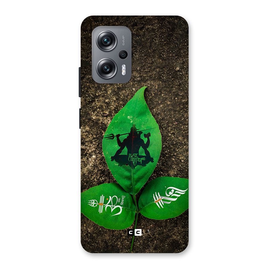 Green Leaf Shiva Back Case for Redmi K50i
