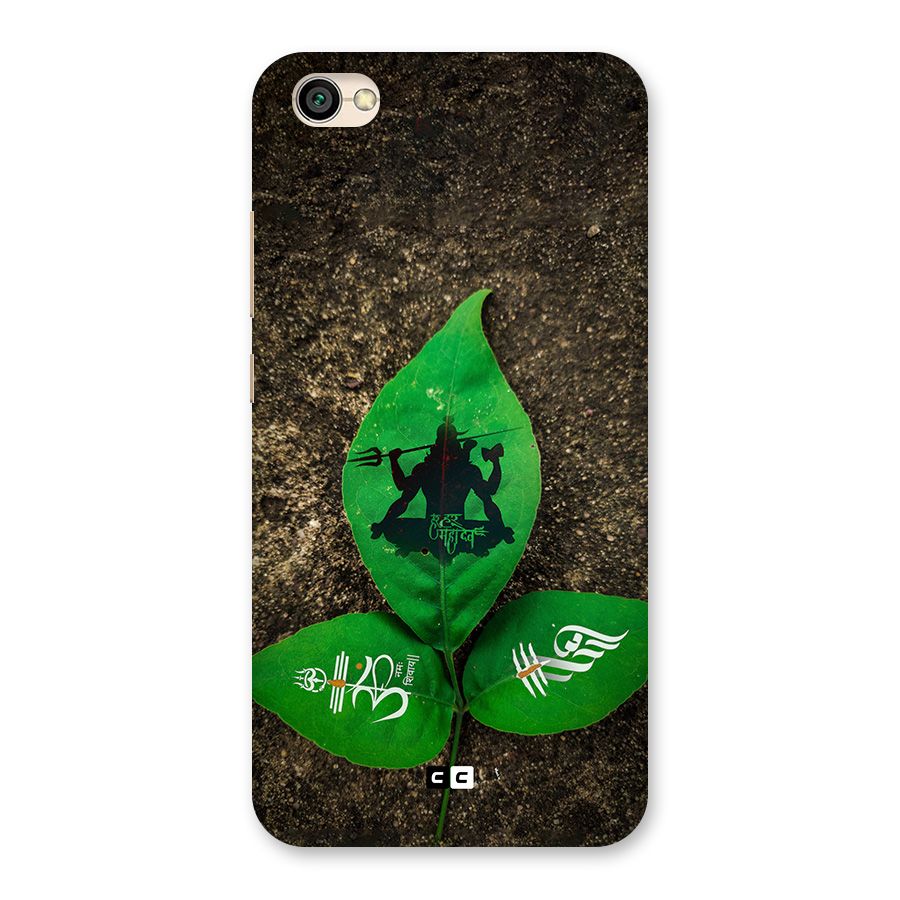 Green Leaf Shiva Back Case for Redmi Y1 Lite