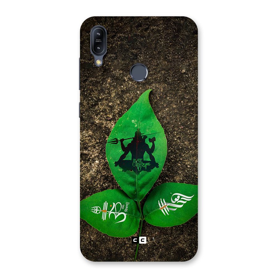 Green Leaf Shiva Back Case for Zenfone Max M2
