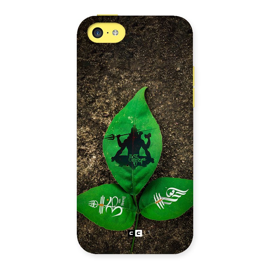 Green Leaf Shiva Back Case for iPhone 5C