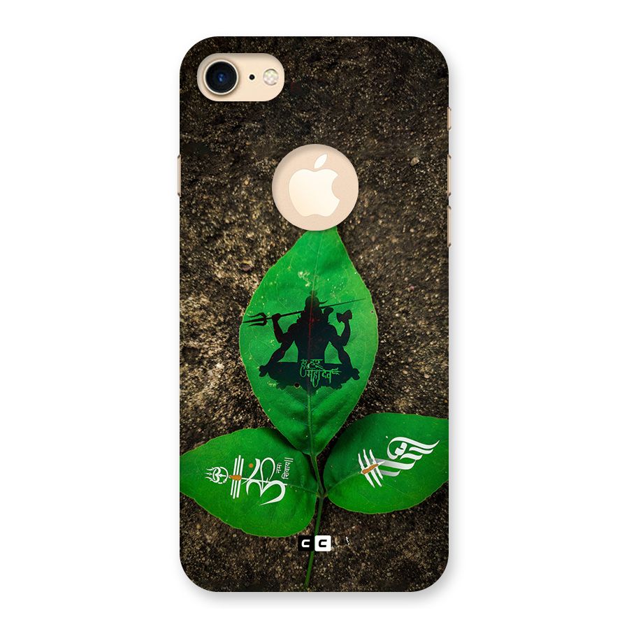 Green Leaf Shiva Back Case for iPhone 7 Logo Cut