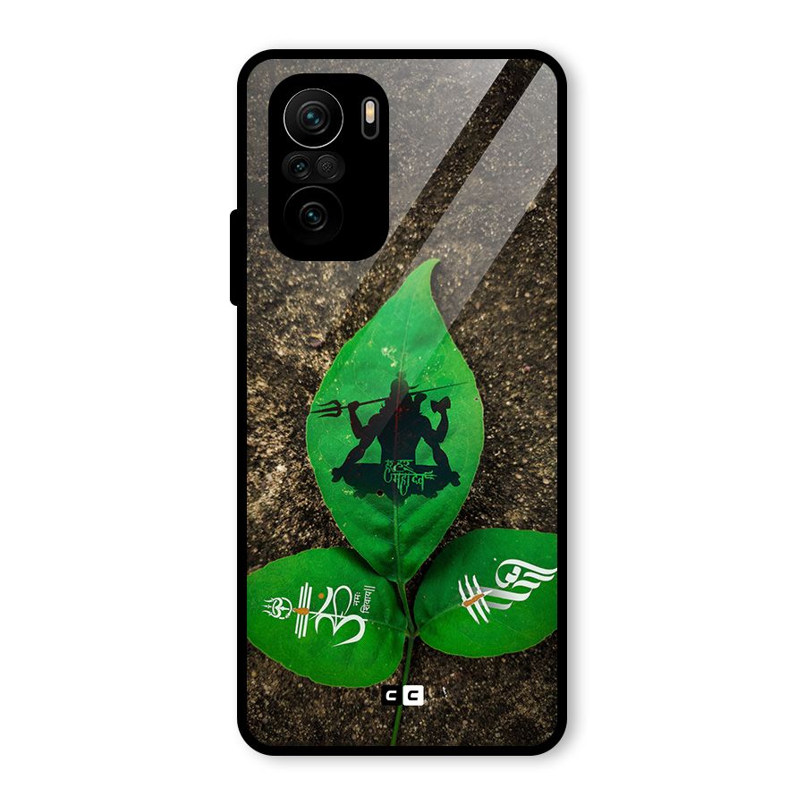 Green Leaf Shiva Glass Back Case for Mi 11X Pro