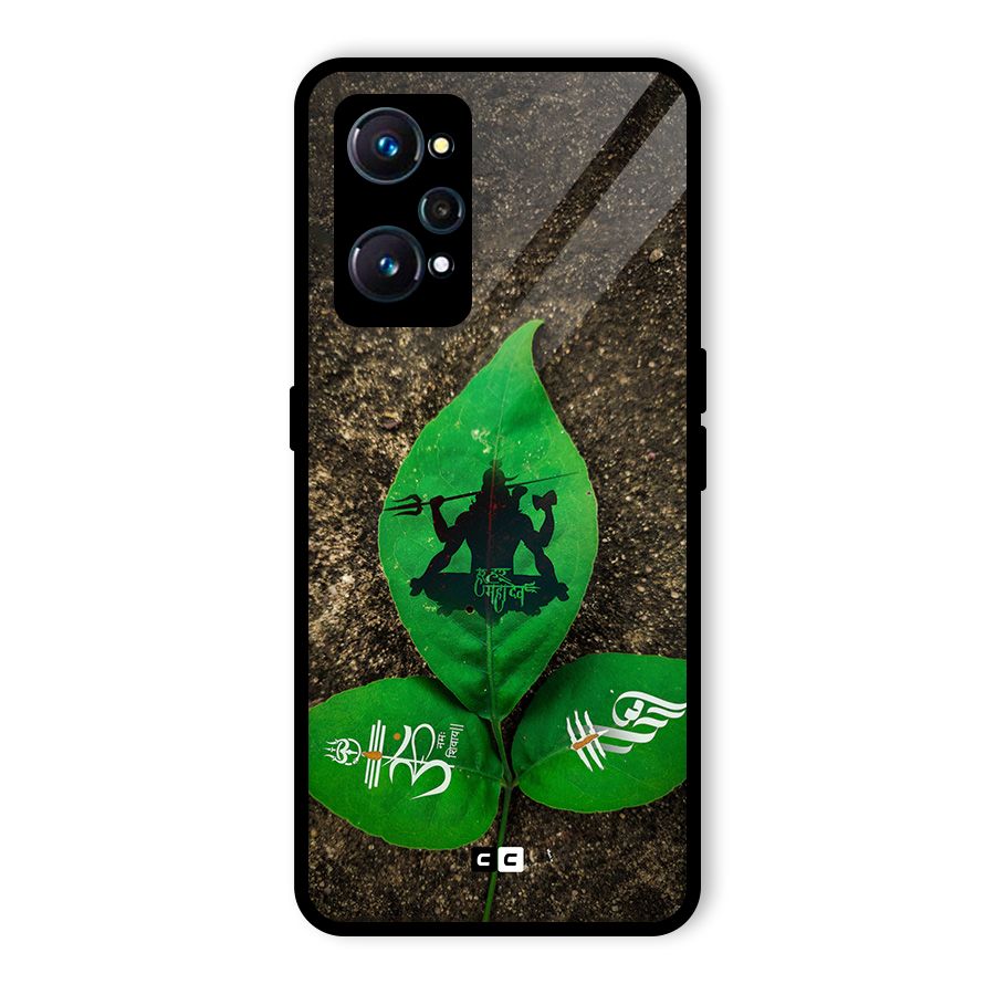 Green Leaf Shiva Glass Back Case for Realme GT 2