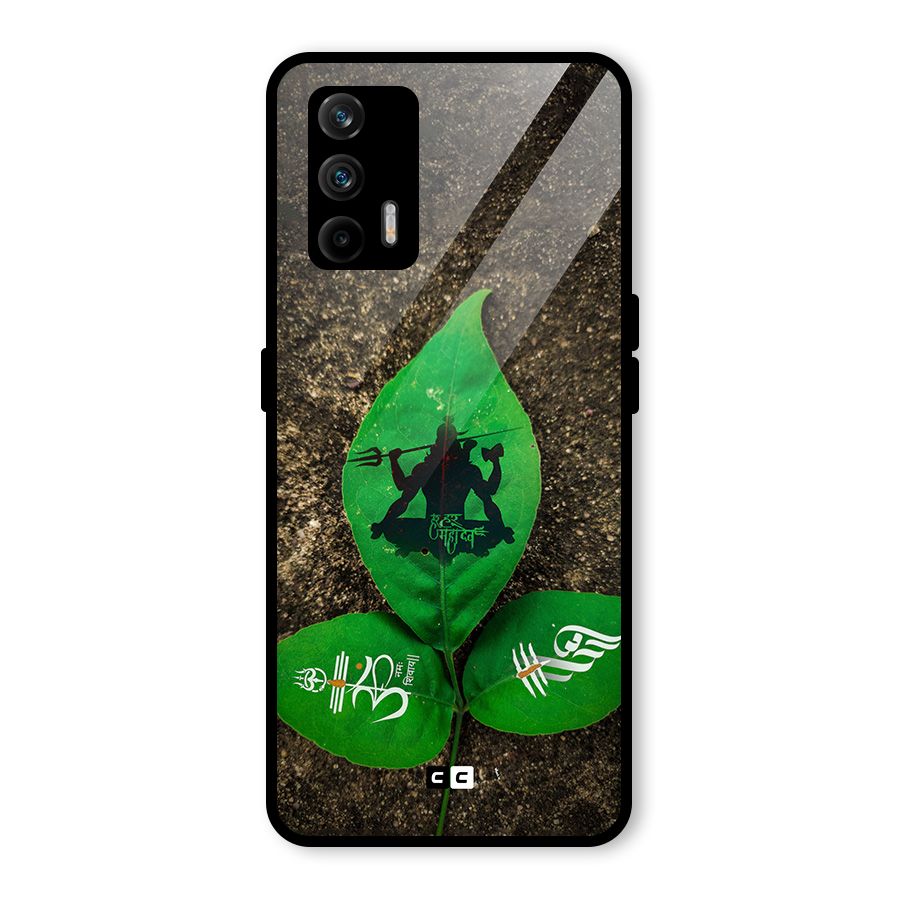 Green Leaf Shiva Glass Back Case for Realme GT 5G