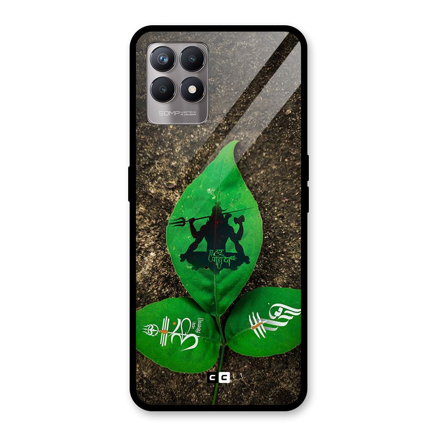 Green Leaf Shiva Glass Back Case for Realme Narzo 50