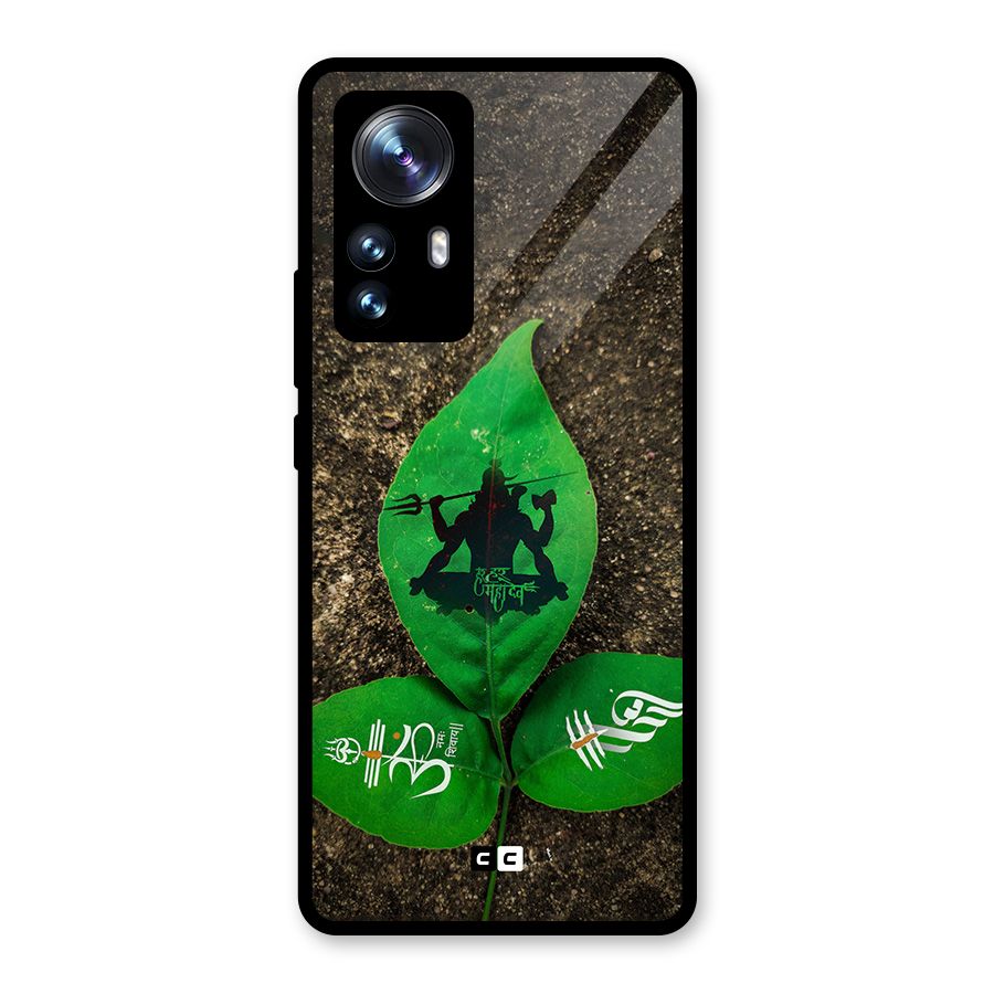 Green Leaf Shiva Glass Back Case for Xiaomi 12 Pro