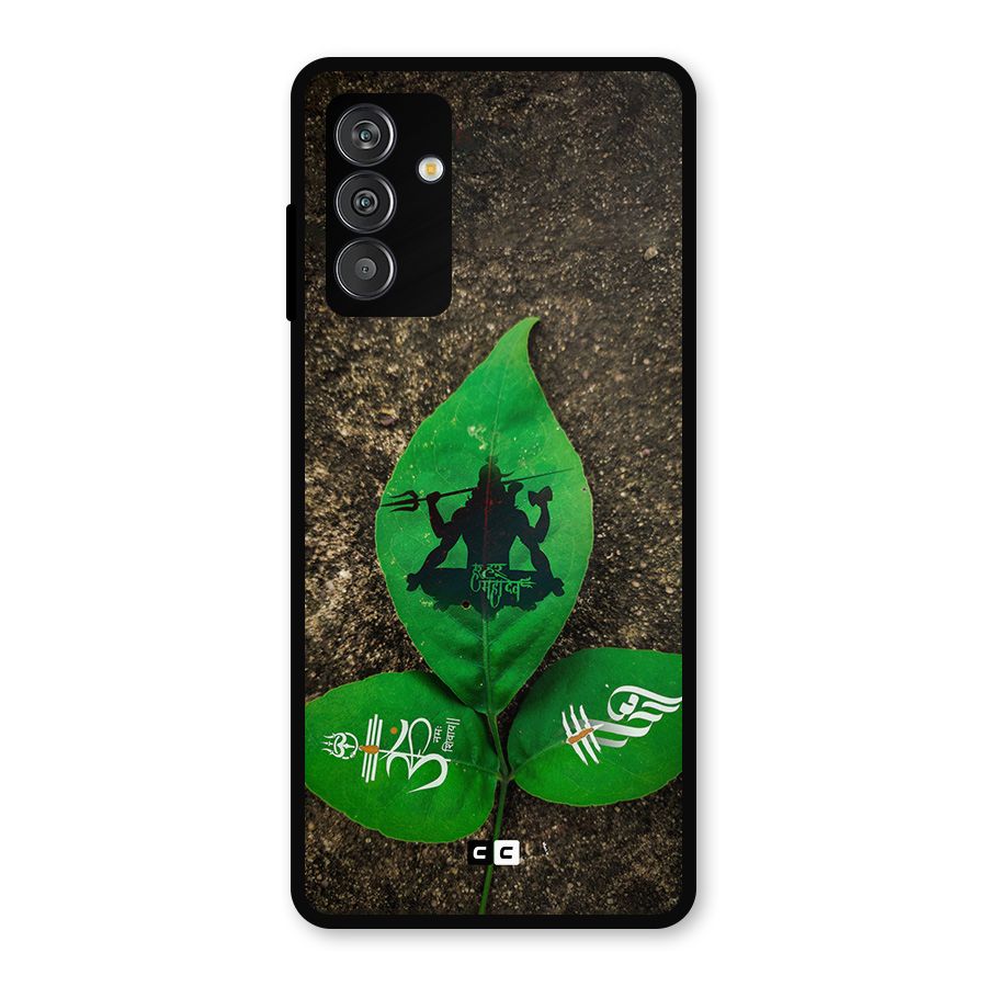 Green Leaf Shiva Metal Back Case for Galaxy M14 5G