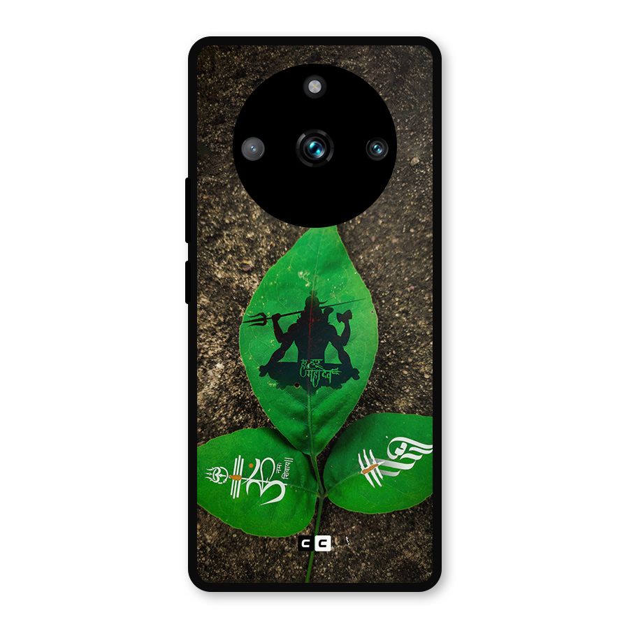 Green Leaf Shiva Metal Back Case for Realme 11 Pro Plus