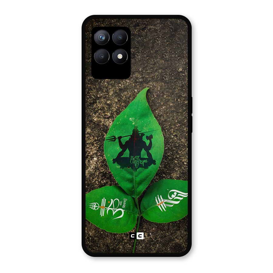 Green Leaf Shiva Metal Back Case for Realme Narzo 50