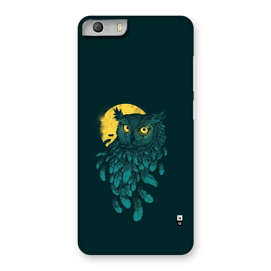 Green Owl Back Case for Canvas Knight 2