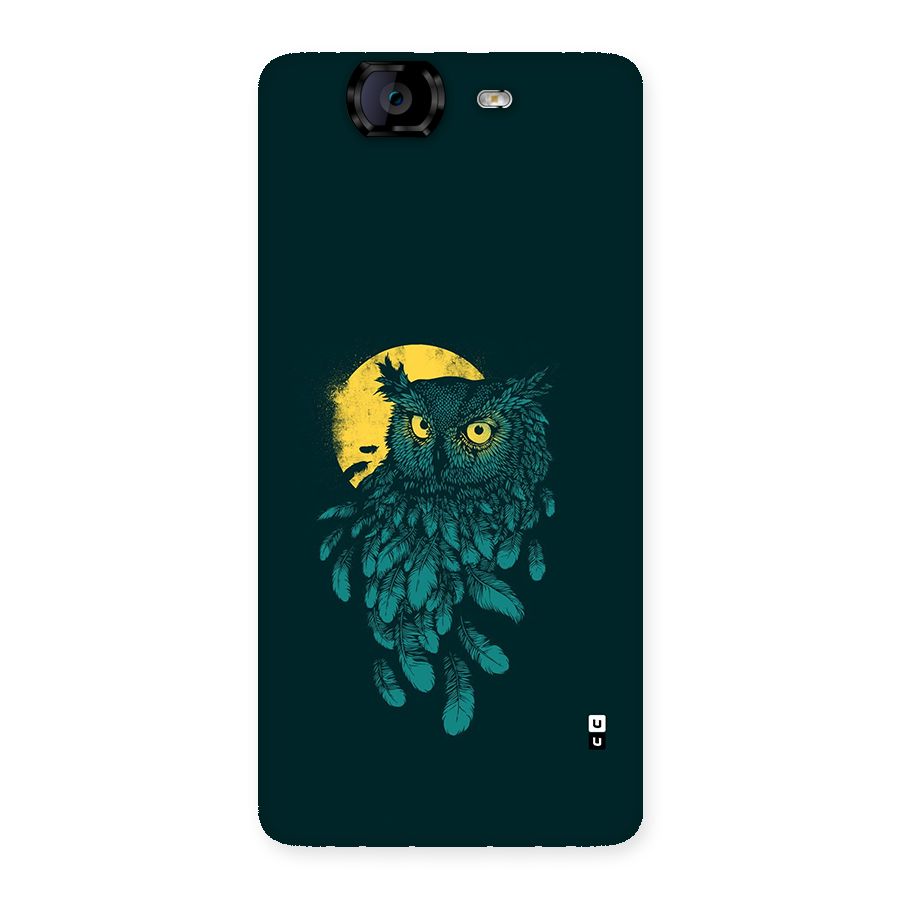 Green Owl Back Case for Canvas Knight A350