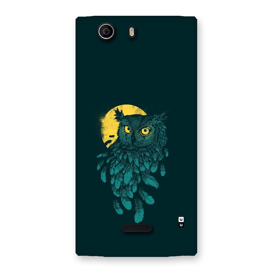 Green Owl Back Case for Canvas Nitro 2 E311