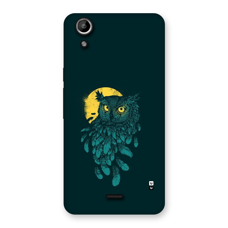 Green Owl Back Case for Canvas Selfie Lens Q345