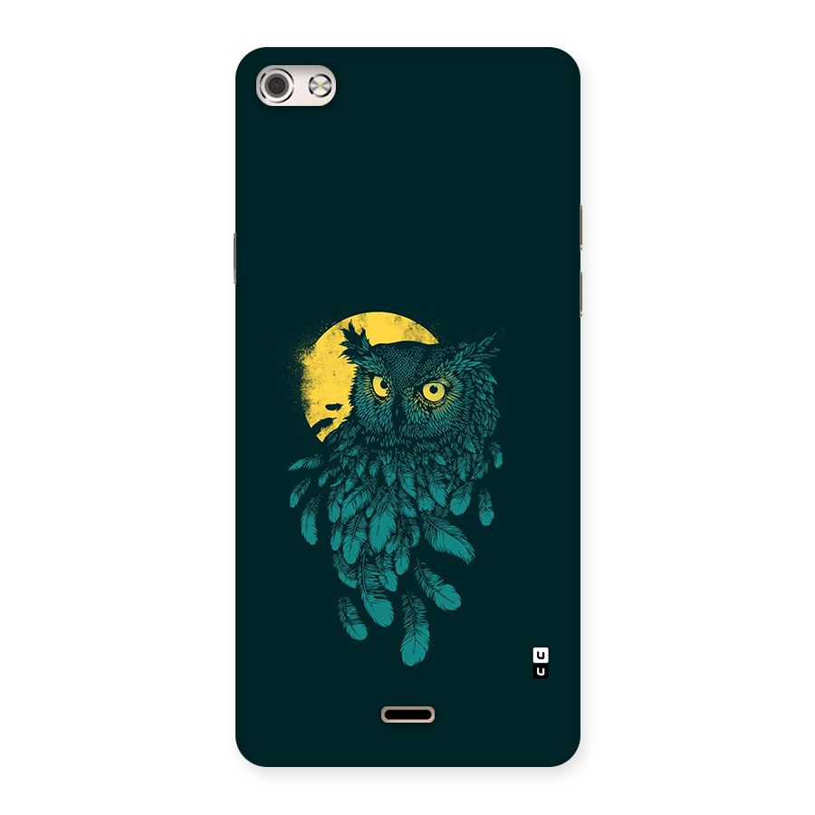Green Owl Back Case for Canvas Silver 5
