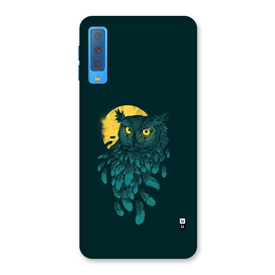 Green Owl Back Case for Galaxy A7 (2018)