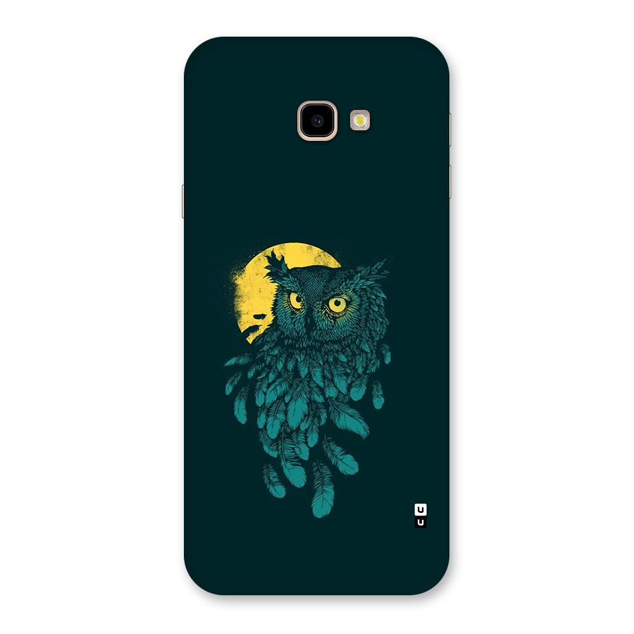 Green Owl Back Case for Galaxy J4 Plus