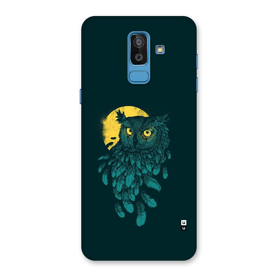 Green Owl Back Case for Galaxy J8