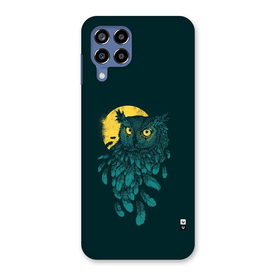 Green Owl Back Case for Galaxy M53 5G