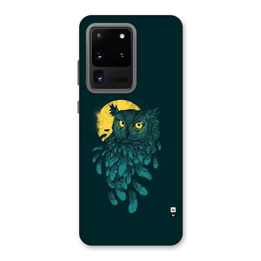 Green Owl Back Case for Galaxy S20 Ultra