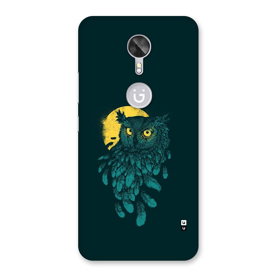 Green Owl Back Case for Gionee A1