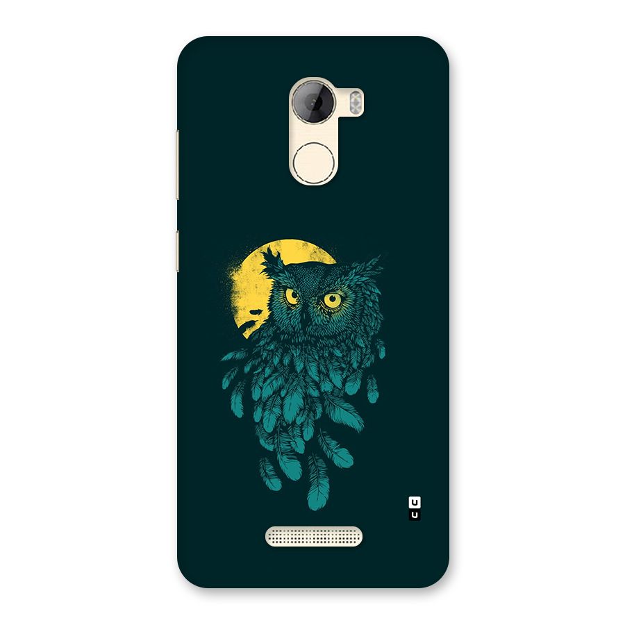 Green Owl Back Case for Gionee A1 LIte