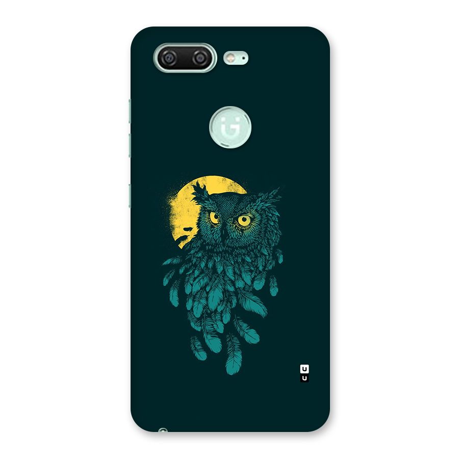 Green Owl Back Case for Gionee S10