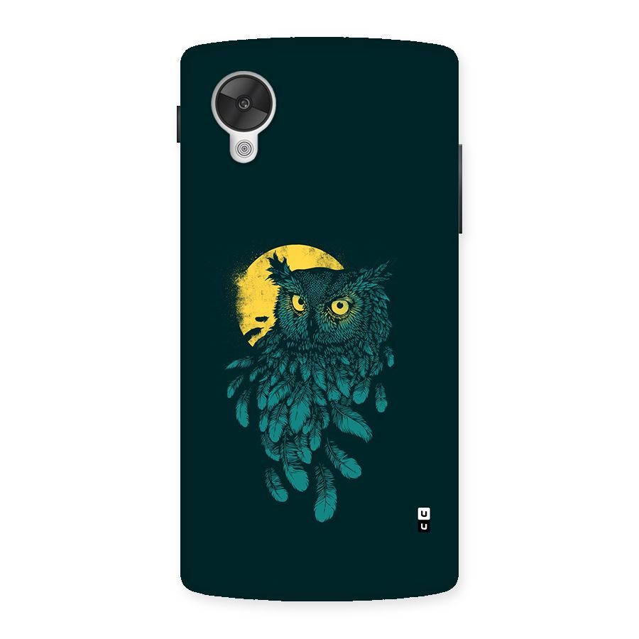 Green Owl Back Case for Google Nexus 5