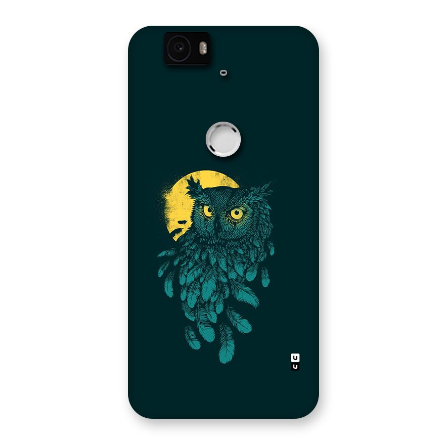 Green Owl Back Case for Google Nexus 6P