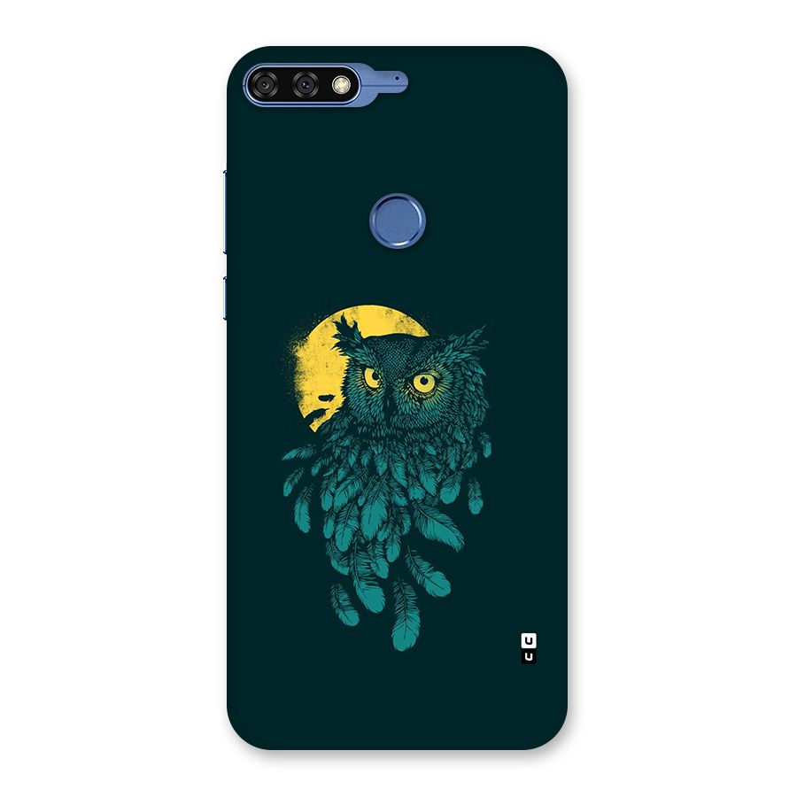 Green Owl Back Case for Honor 7C