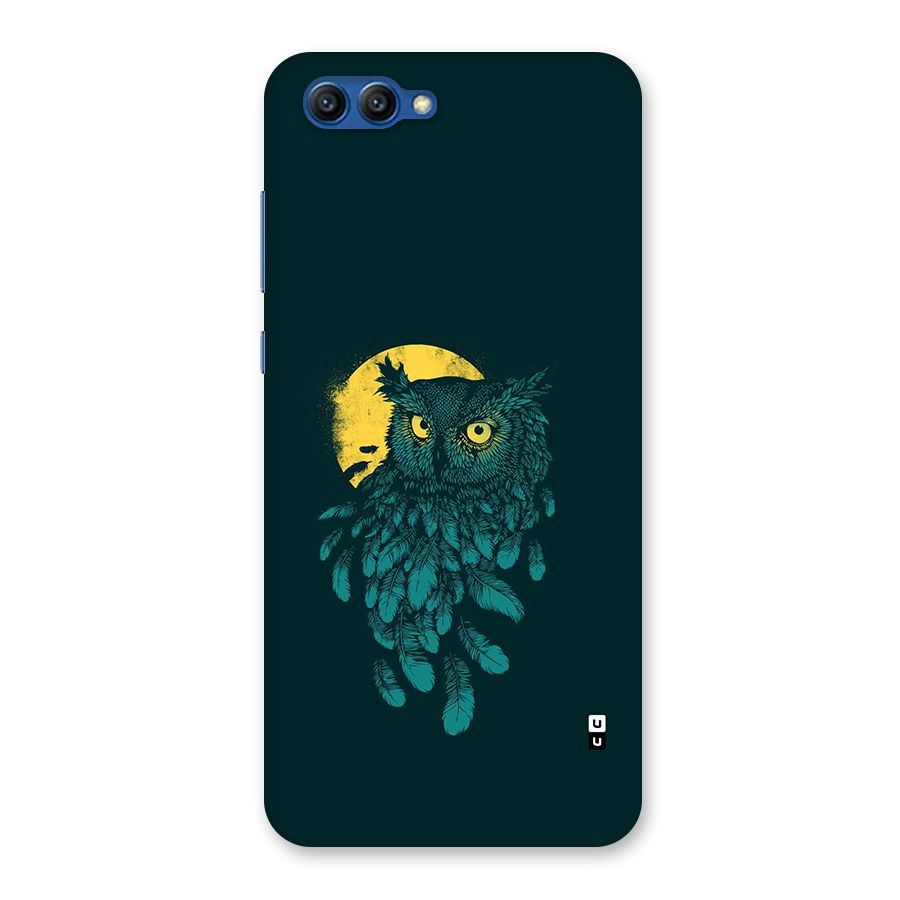 Green Owl Back Case for Honor View 10