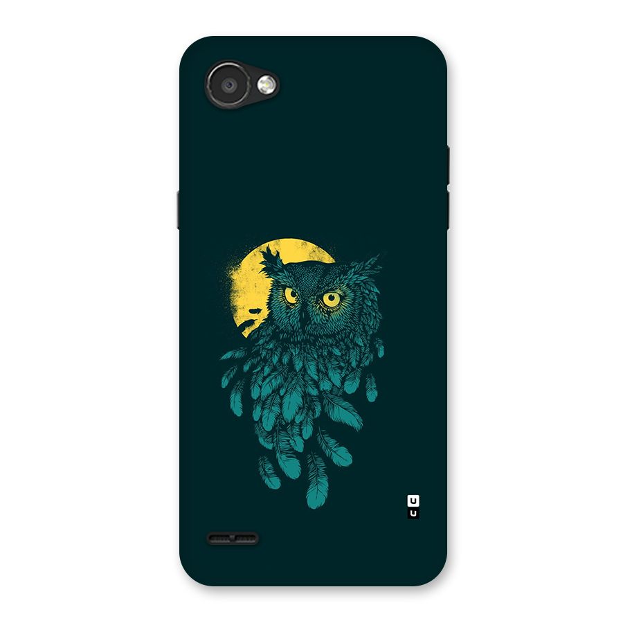 Green Owl Back Case for LG Q6