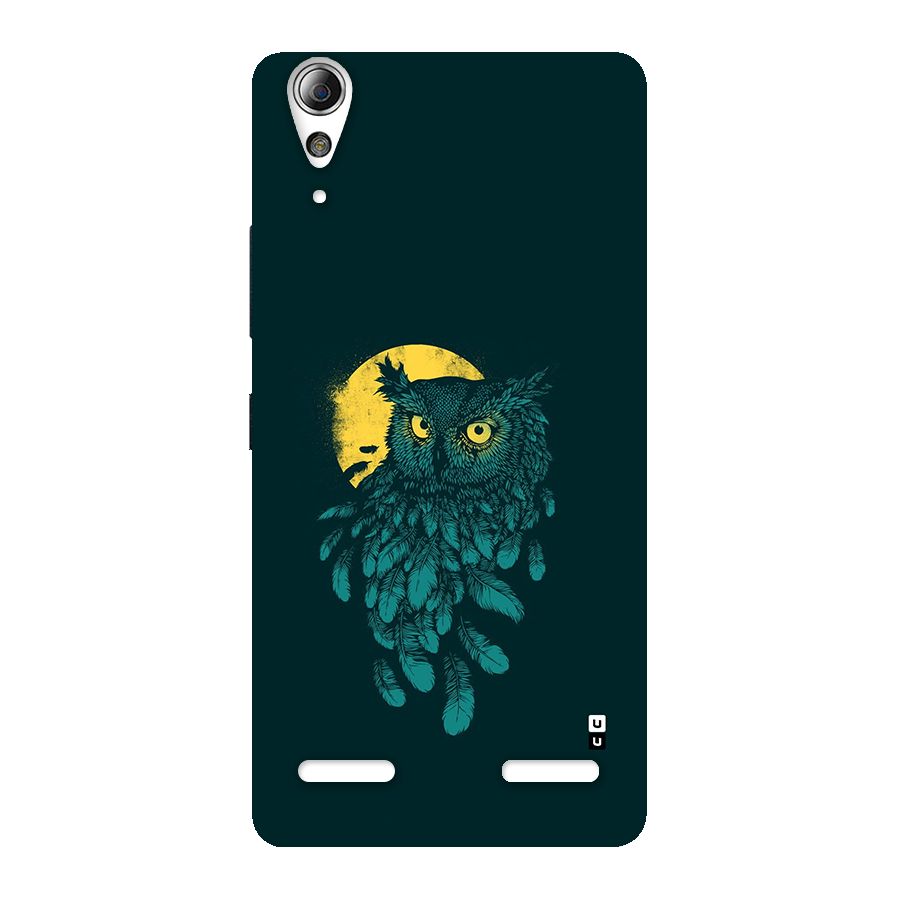 Green Owl Back Case for Lenovo A6000 Plus