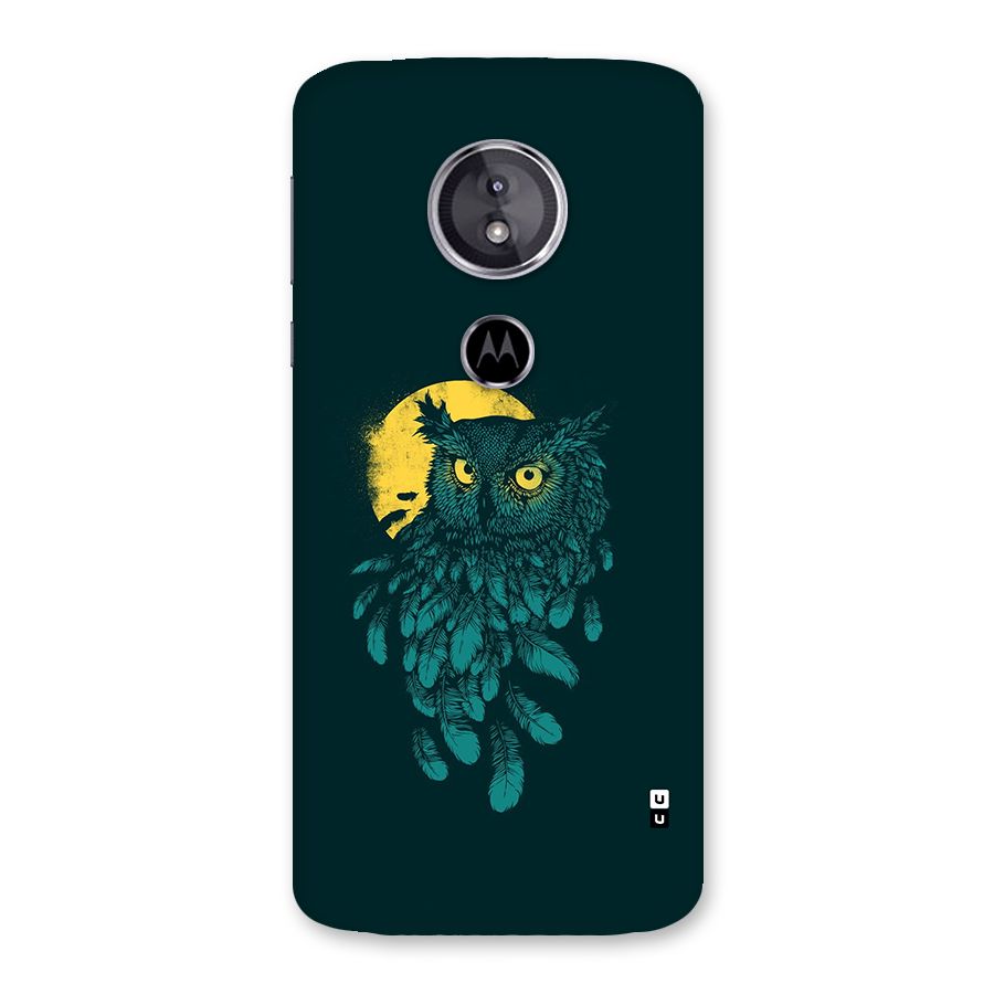 Green Owl Back Case for Moto E5