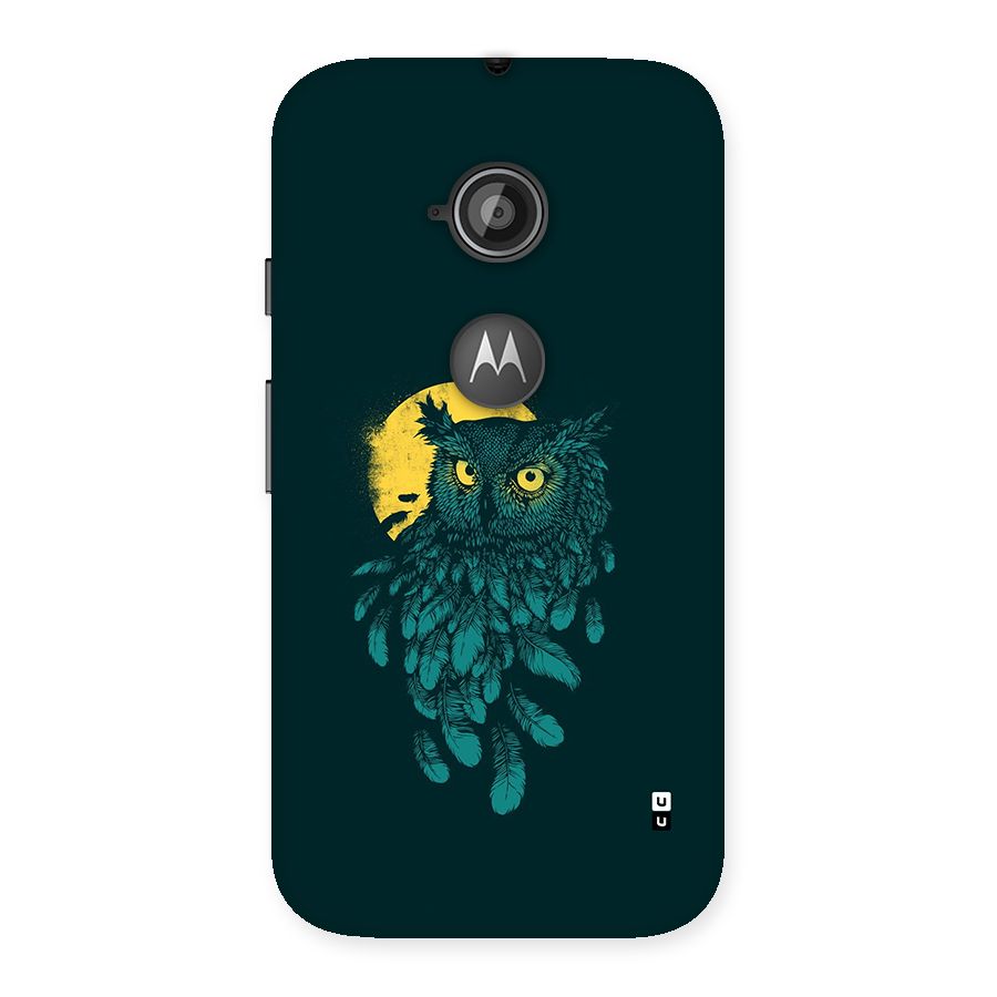 Green Owl Back Case for Moto E 2nd Gen