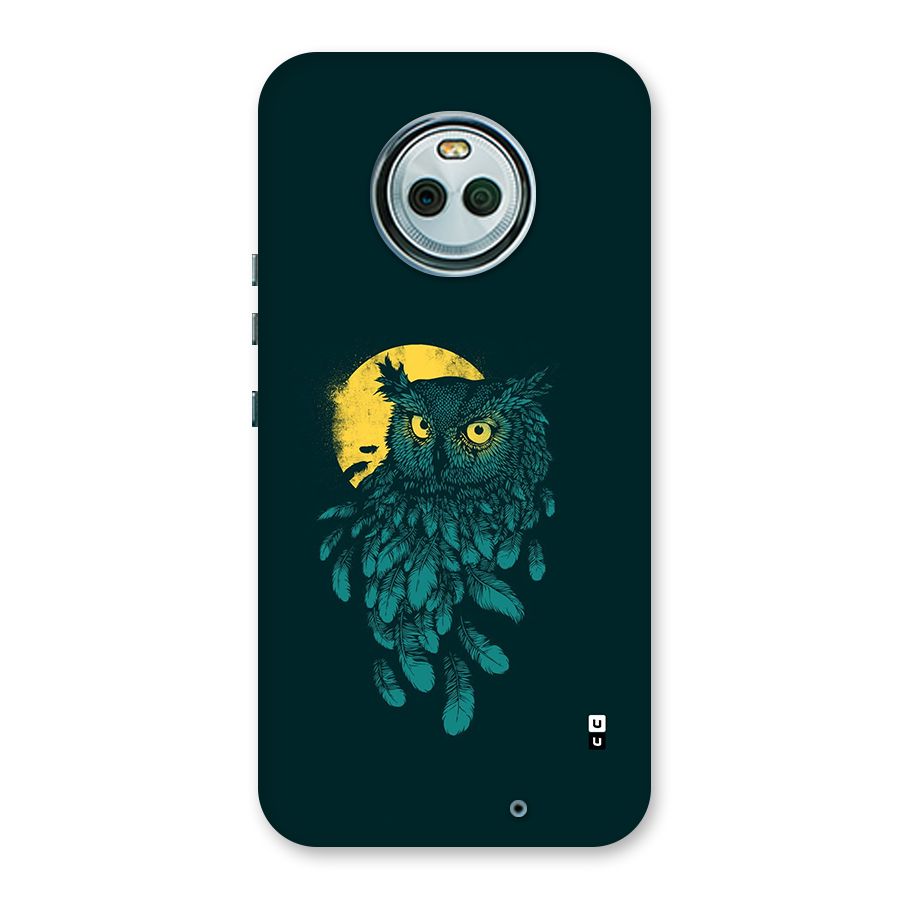Green Owl Back Case for Moto X4
