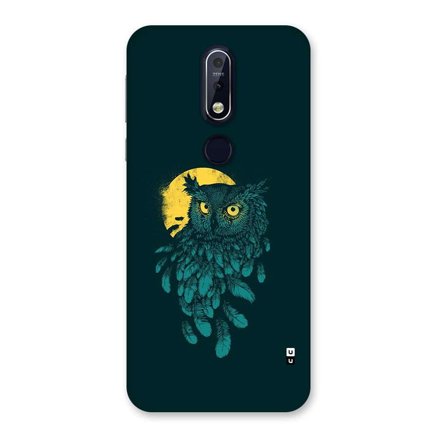 Green Owl Back Case for Nokia 7.1