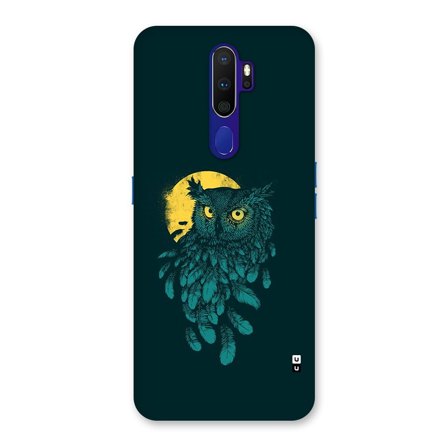 Green Owl Back Case for Oppo A9 (2020)