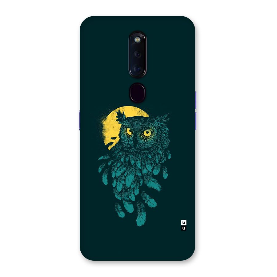 Green Owl Back Case for Oppo F11 Pro
