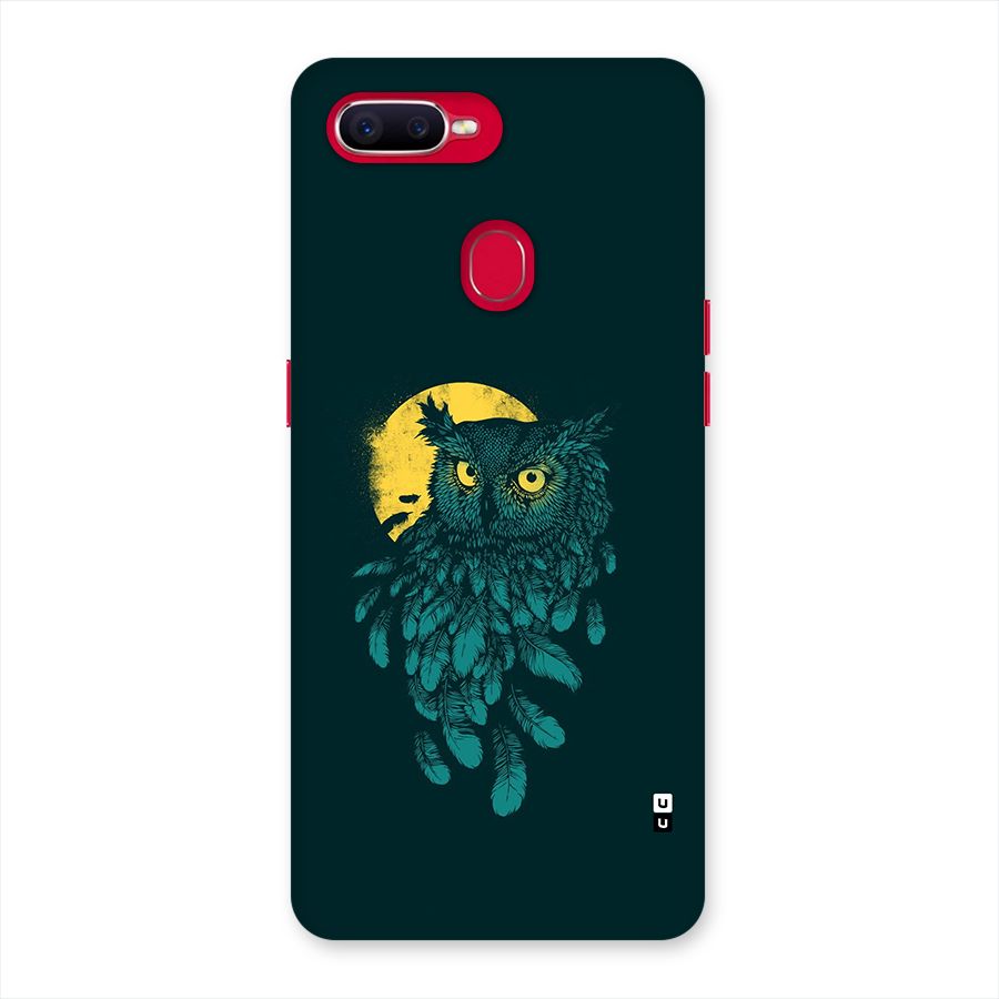 Green Owl Back Case for Oppo F9 Pro