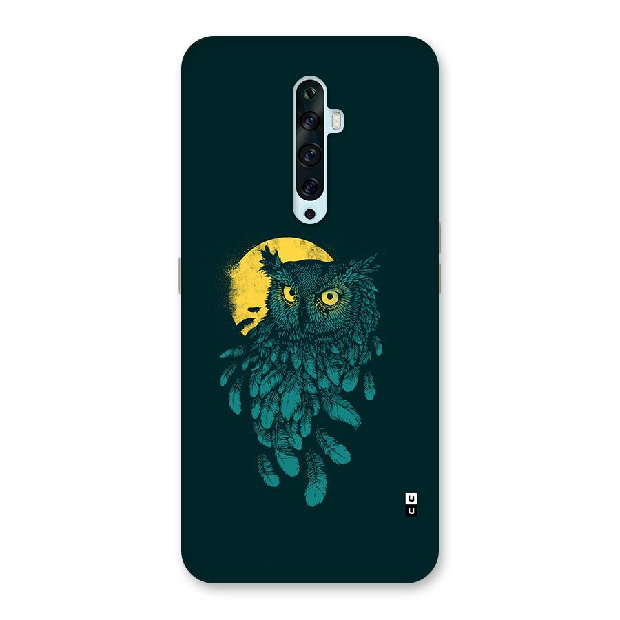 Green Owl Back Case for Oppo Reno2 F